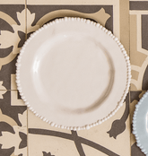 Set of 6 Melamine Dinner Plates - White - Joke - Baci Milano